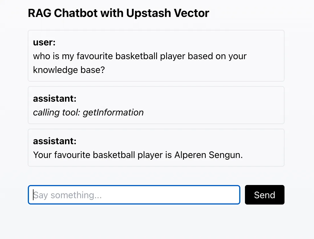 Retrieving information from the knowledge base in another conversation